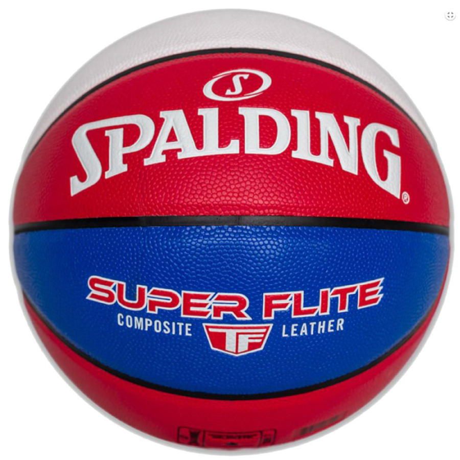 Мяч баскетбольный Spalding Super Flite, Цвет Красно-сине-белый