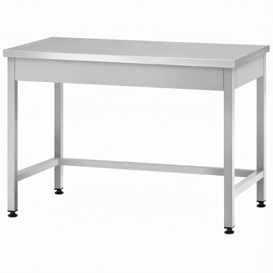 Стол производственный СПРп - 860х1200х800 «Profi Inox» (полка-обвязка)