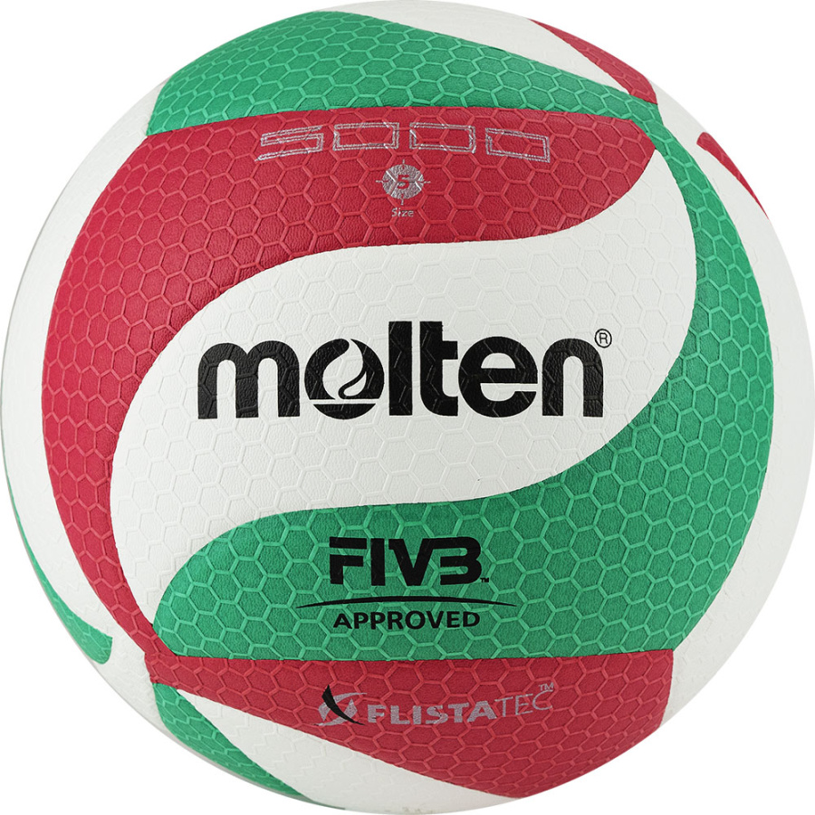 Мяч волейбольный MOLTEN V5M5000-DE, ПУ Microfiber, FIVB Approved