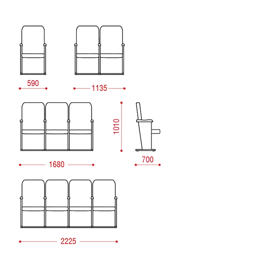 Многоместная секция Лондон (модель КМ 7)