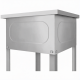 Ванна моечная ВМСн 530/3  3 м/о 430х430х300 (полка с 2-мя отв., борт; ножка угл.)