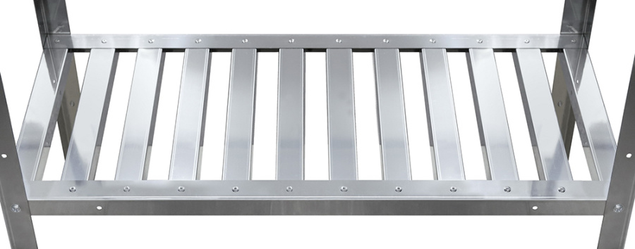 Стеллаж кухонный с решетчатыми полками Luxstahl СРРП-1800*1600*400
