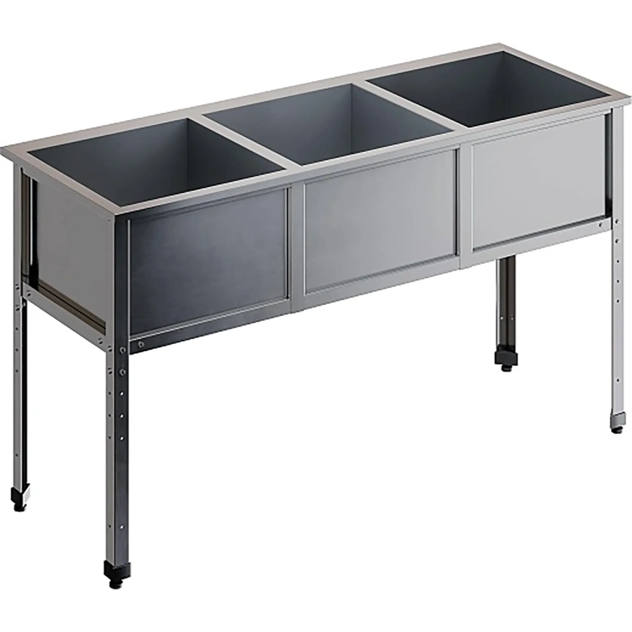 Ванна моечная трехсекционная ВМС-3/6-ЭН