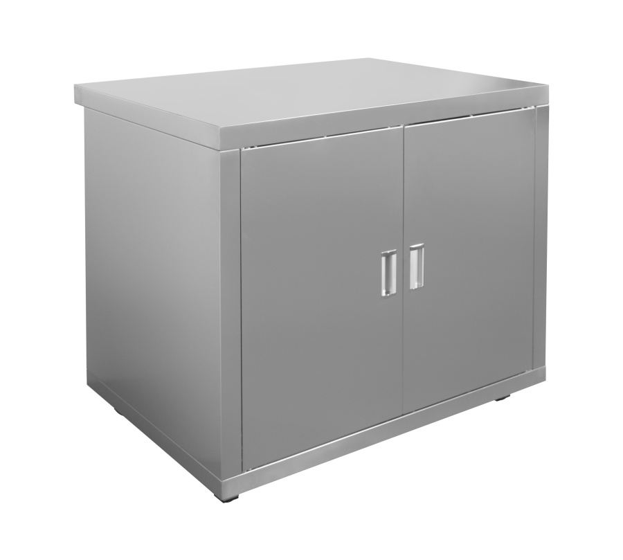 Стол-тумба универсальный  Luxstahl СТУР2-10/8 распашные двери