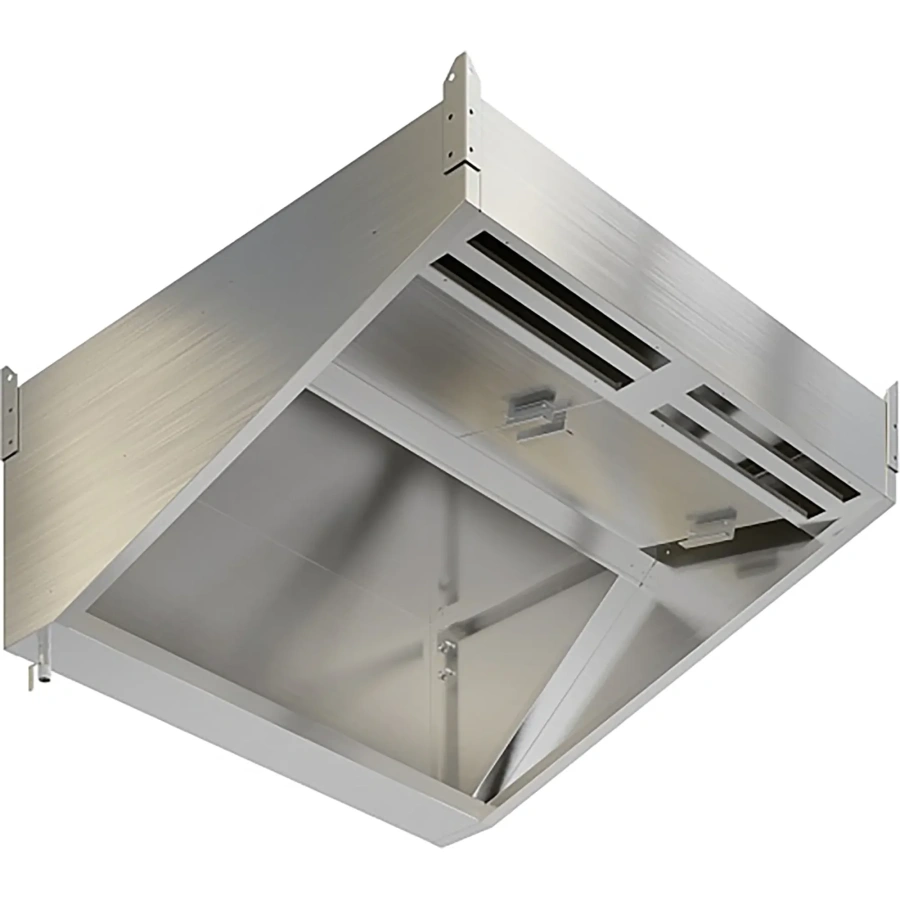 Зонт приточно-вытяжной пристенный ЗПВПУП-20/08 с подсветкой