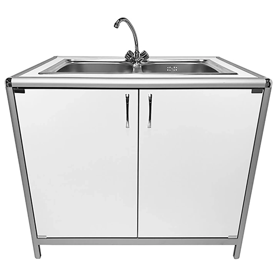 Стол-мойка лабораторная MED 13.003al (белый)