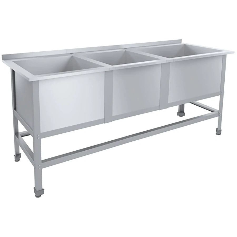 Ванна моечная сварная с бортом  ЦК ВМО3-430ЭЦК-Мб