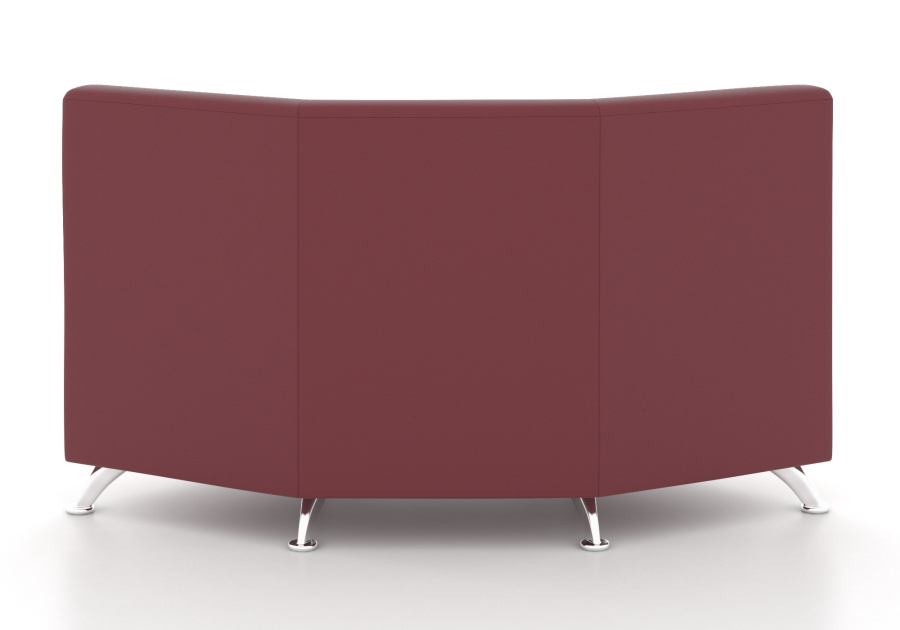 Угловой радиусный модуль Интер Хром