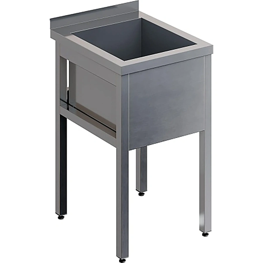 Ванна моечная односекционная с бортом ВМС-1/6-Б