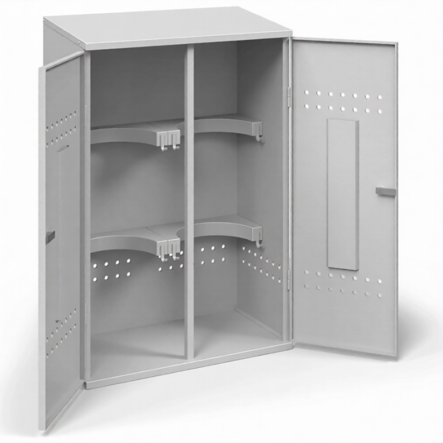 Шкаф для пропановых баллонов разборный ШПБР-02-0,8 мм