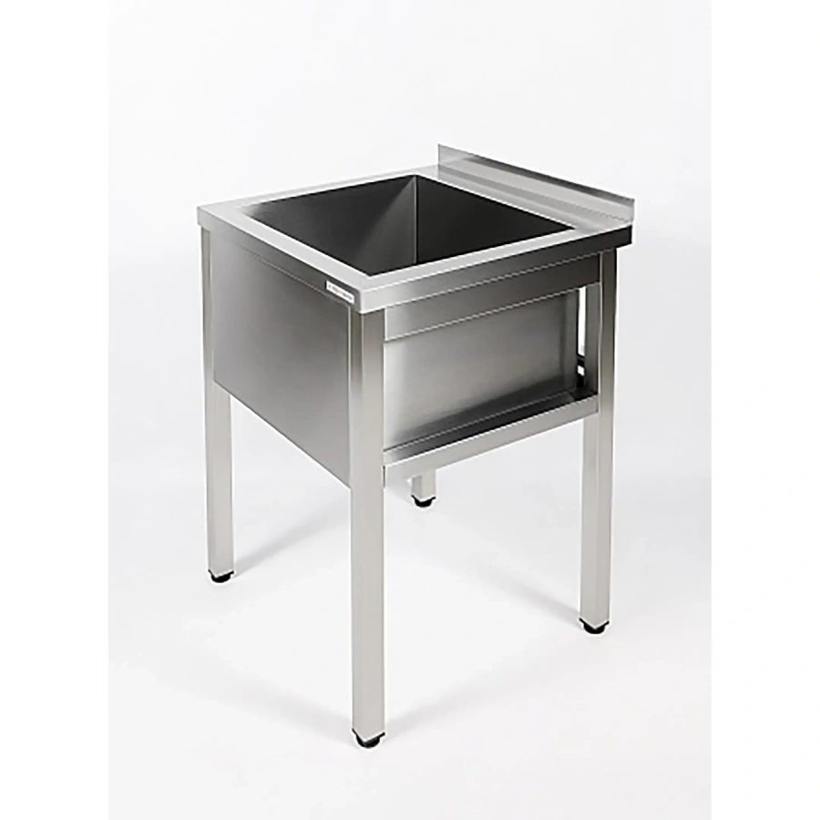 Ванна моечная односекционная с бортом ВМС-1/6-Б